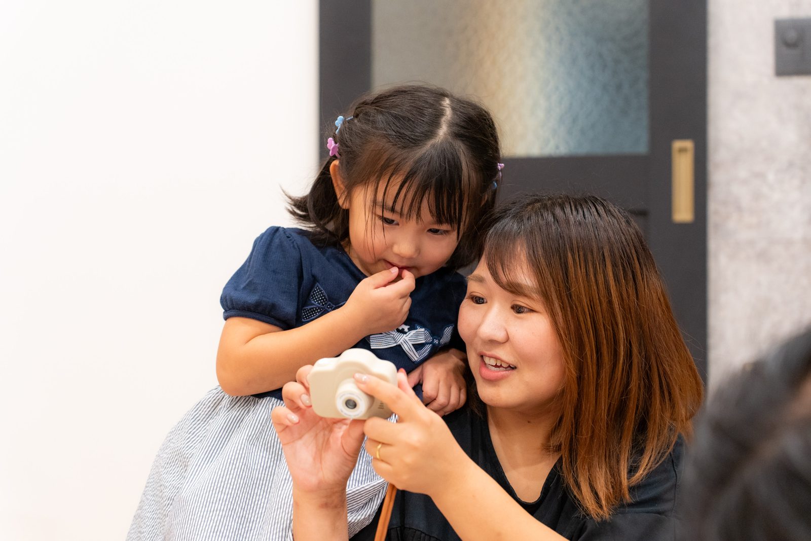 奥様と娘さん