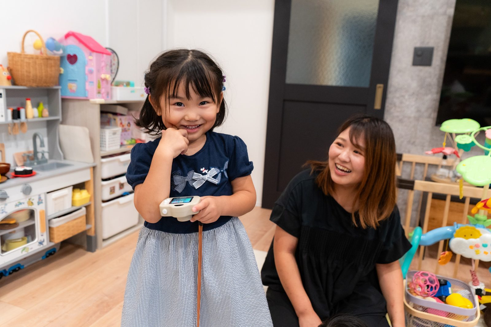 娘さんと大原さん（奥様）