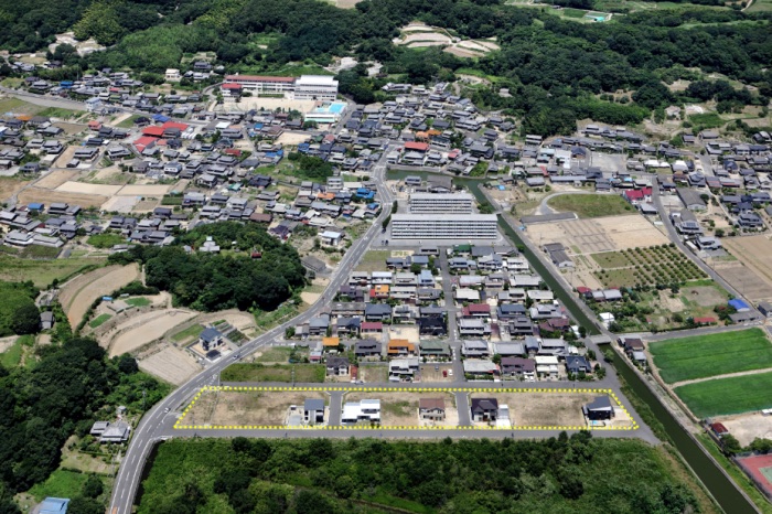 牛窓西浜団地の分譲区画