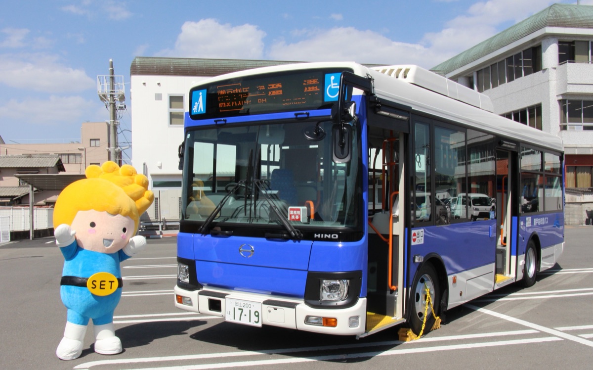 市営バスの写真